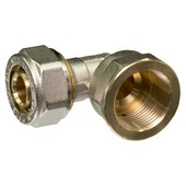 Raccord en coude Levica Superpipe pour CC et sanitaire 3/4"Fx20-2 mm