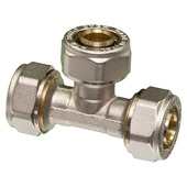 Levica Superpipe T-koppeling watertoevoer sanitair 20x20x20 mm