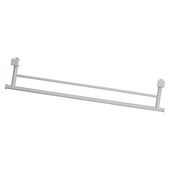 Levica handdoekdroger radiator dubbel 800 wit