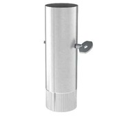 Saninstal schouwbuis met sleutel verzinkt 33 cm x ø131 mm