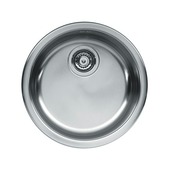 GAMMA spoeltafel rond met korfplug rond Ø 42 cm 1 bak inox