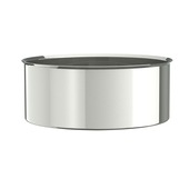 Burgerhout afsluitdop inox ø131 mm