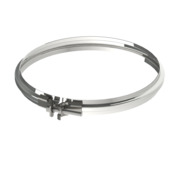 Saninstal spanring voor pellet inox ø80 mm