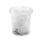 Vis zinguée avec rondelle et support pour panneau 76/18 20 pièces