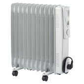 Radiateur à bain d'huile Handson 11 éléments 2500 W blanc