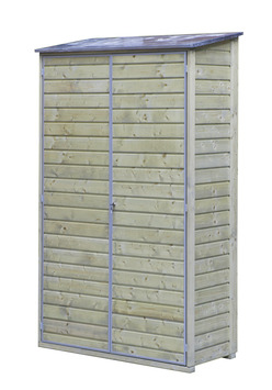 Armoire De Jardin En Bois De Sapin 200x120x65 Cm Armoires De Rangement Gamma Be