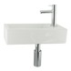 Ensemble de lave-mains Differnz Helios porcelaine 36x18x8 cm