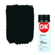 Laque en aérosol OK mat 400 ml noir