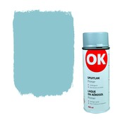 OK spuitlak primer zijdeglans grijs 400 ml