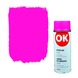 Laque en aérosol OK fluo 400 ml rose