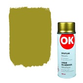 OK spuitlak metallic goud 400 ml
