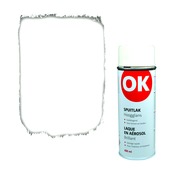 OK spuitlak hoogglans crème 400 ml