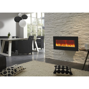 Livin flame elektrische wandhaard London met LED verlichting