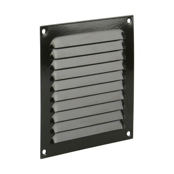 Renson ventilatierooster opbouw aluminium bruin 15x15 cm