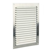 Renson ventilatierooster opbouw aluminium zilver 20x25 cm