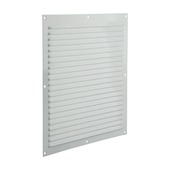 Grille d'aération à appliquer Renson aluminium 300x300 mm blanc