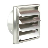 Grille encastrée pour hotte Renson inox ø125 mm