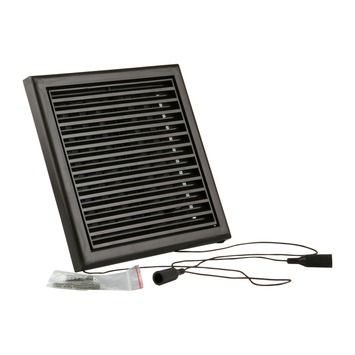Renson ventilatierooster opbouw PVC bruin 18,7x18,7 cm