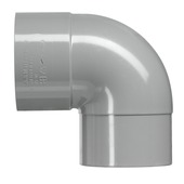 Martens bochtstuk 90 graden met lijmmof grijs 32 mm