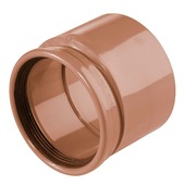 Martens verloopstuk met mannelijk uiteinde roodbruin 110x125 mm