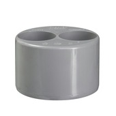 Réduction manchon à coller double Martens 110x40x40 mm gris