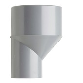 Martens verloopring met lijmmof mannelijk grijs 50x90 mm