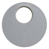 Martens verloopring met lijmmof mannelijk grijs 40x100 mm