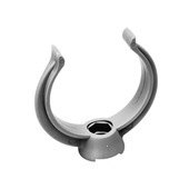 Collier à clips sanitaire Martens 125 mm gris