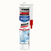 Mastic sanitaire Rubson multi materials gris clair 280 ml