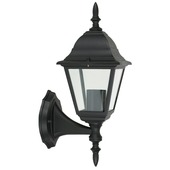 OK buitenwandlamp staand E27 zwart