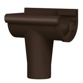 Martens goot einduitloop links met rubberafdichting bruin 80 mm