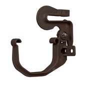 Martens gootbeugel met golfplaatklem bruin 65 mm 2 st