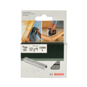 Bosch nietjes type 53 - 12 mm 1000 stuks