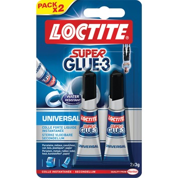 Loctite Super Glue secondelijm universal 2 x 3 g