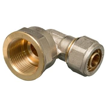 Levica koppeling haaks VPE-c watertoevoer sanitair binnen 16-2,2 mm x 1/2"