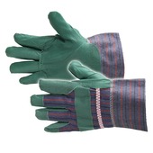 Busters werkhandschoen Vinyl groen 12 paar
