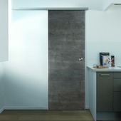 Grosfillex schuifdeur PVC megeve grijs 211,3x87,4 cm