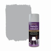 Rust-Oleum Metallic hoogglans spuitlak zilver 400 ml