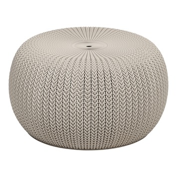 Verzakking Veilig afdeling Curver poef Knit Seat beige | | GAMMA.be