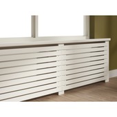 Panneau de radiateur CanDo Burton 100x80 cm MDF blanc