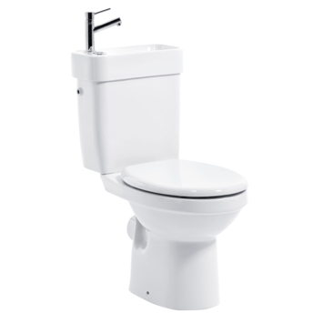 Haast je Waden pion Allibert wc-pack met ingebouwde lavabo | staande-toiletten | GAMMA.be