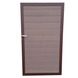 Plastivan poort duofuse houtcomposiet 100x180 cm tropical brown