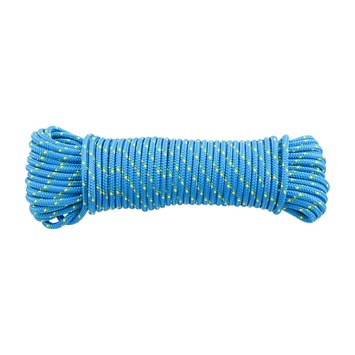 mesh Kaarsen Wapenstilstand Gevlochten touw 5 mm 20 meter polypropyleen blauw | kettingen-touwen | GAMMA .be