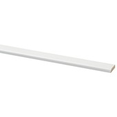 Deklat MDF wit 6x22 mm 260 cm