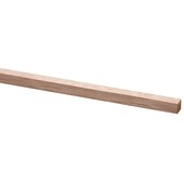 Lat geschaafd hardhout 12x12 mm 210 cm