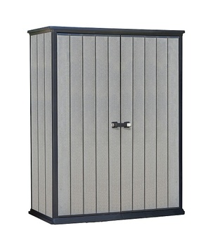 Armoire De Rangement Keter High Store Shed 140x77x182 Cm Anthracite Gamma Be