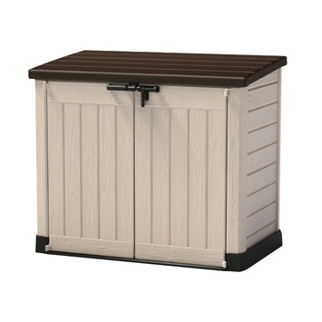 Coffre De Rangement Exterieur Multifonctions Keter Store It Out Max Beige 146x82x125 Cm Armoires De Rangement Gamma Be