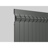 Lamel Nevada Super antraciet 123 x 200 cm