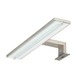 Éclairage miroir LED Tiger Curtis 31x4,5x12 cm 6 W zone 2 IP44 inox