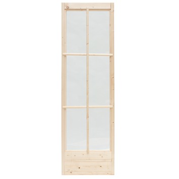 Raampaneel helder inbouwwand tuinhuis